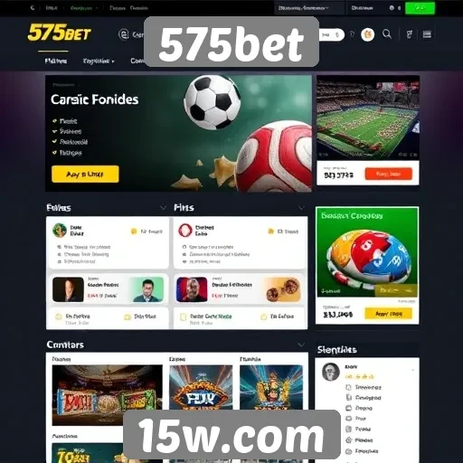 Avaliação de experiência do usuário no site 575bet